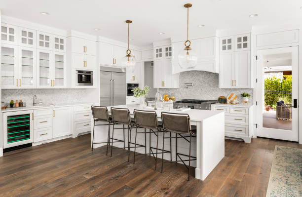 Tile pattern layout planning for backsplash in Osseo